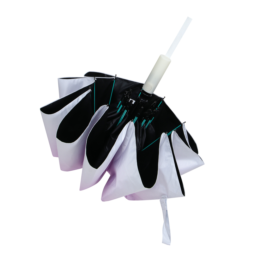 Зонт автомат, усиленный, стекловолокно, металл, пластик, ПЭ, винил, d103см, 10 спиц, 4 цвета, #2, арт.№ 302-393