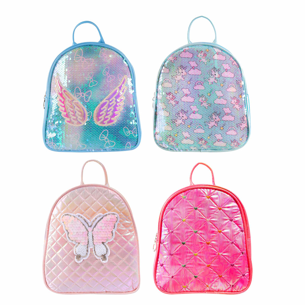 ЮL Рюкзак детский, ПУ, 24х20х8,5см, 4 дизайна, арт.№ 326-086