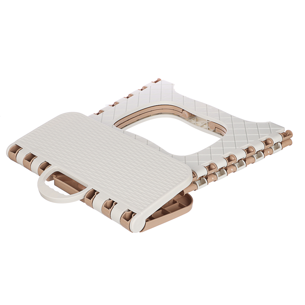 VETTA Табурет складной с ручкой, 28x23,5x22,5 см, пластик, арт.№ 465-267