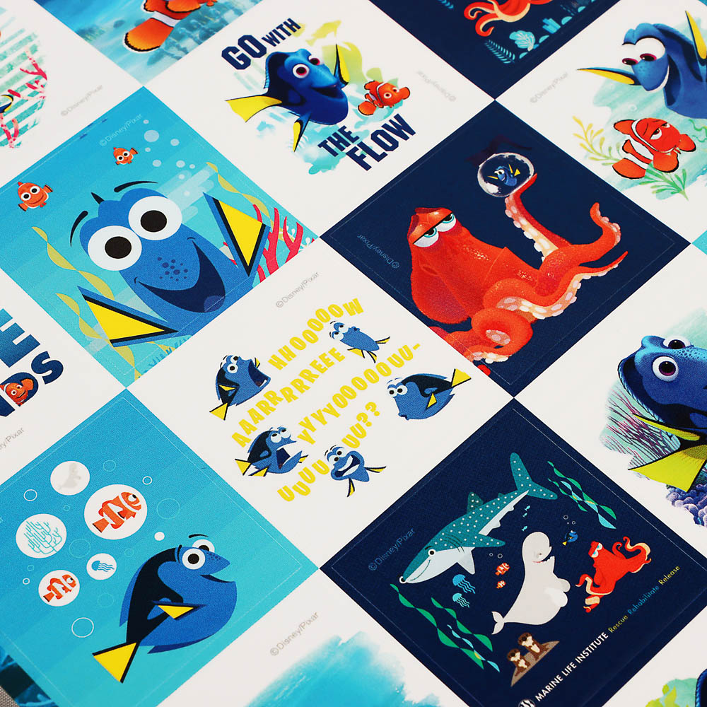 Наклейки пленочные большие 21х27,5см, в ассортименте, арт.№ 503-574