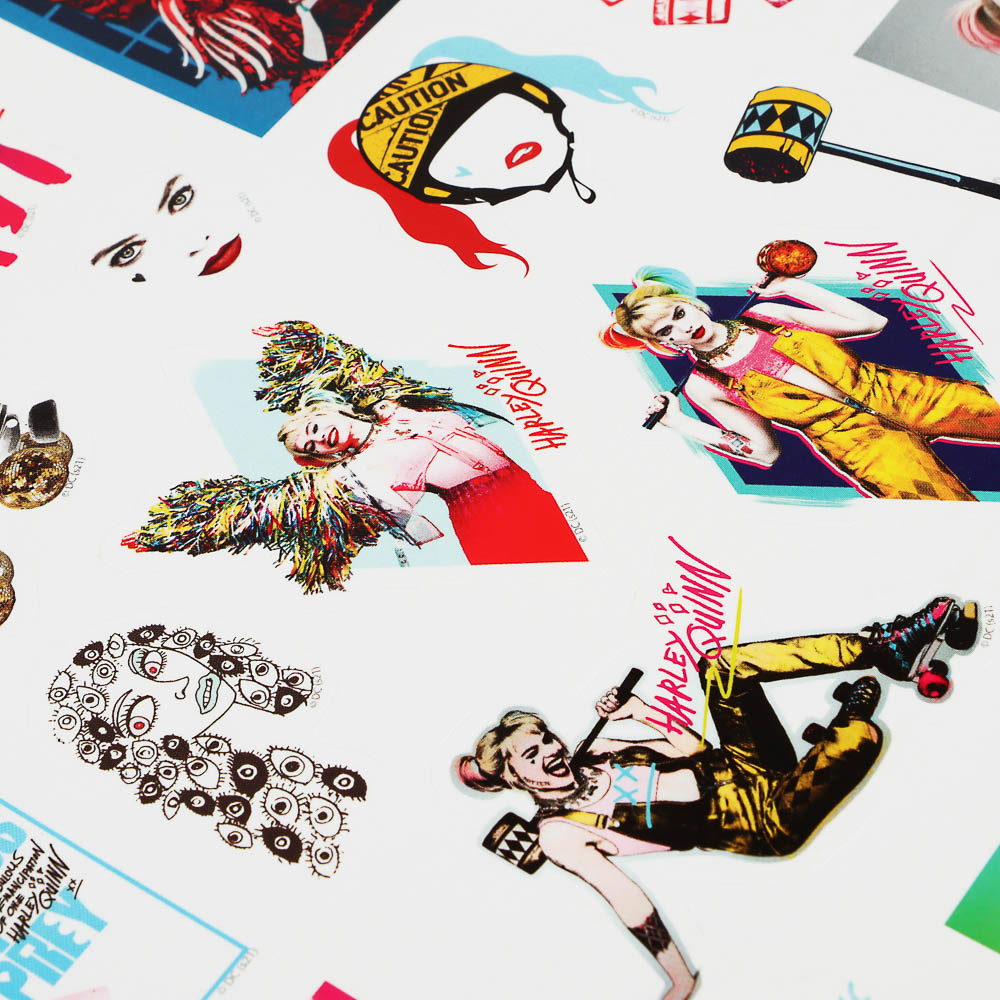 Наклейки пленочные большие 21х27,5см, в ассортименте, арт.№ 503-574