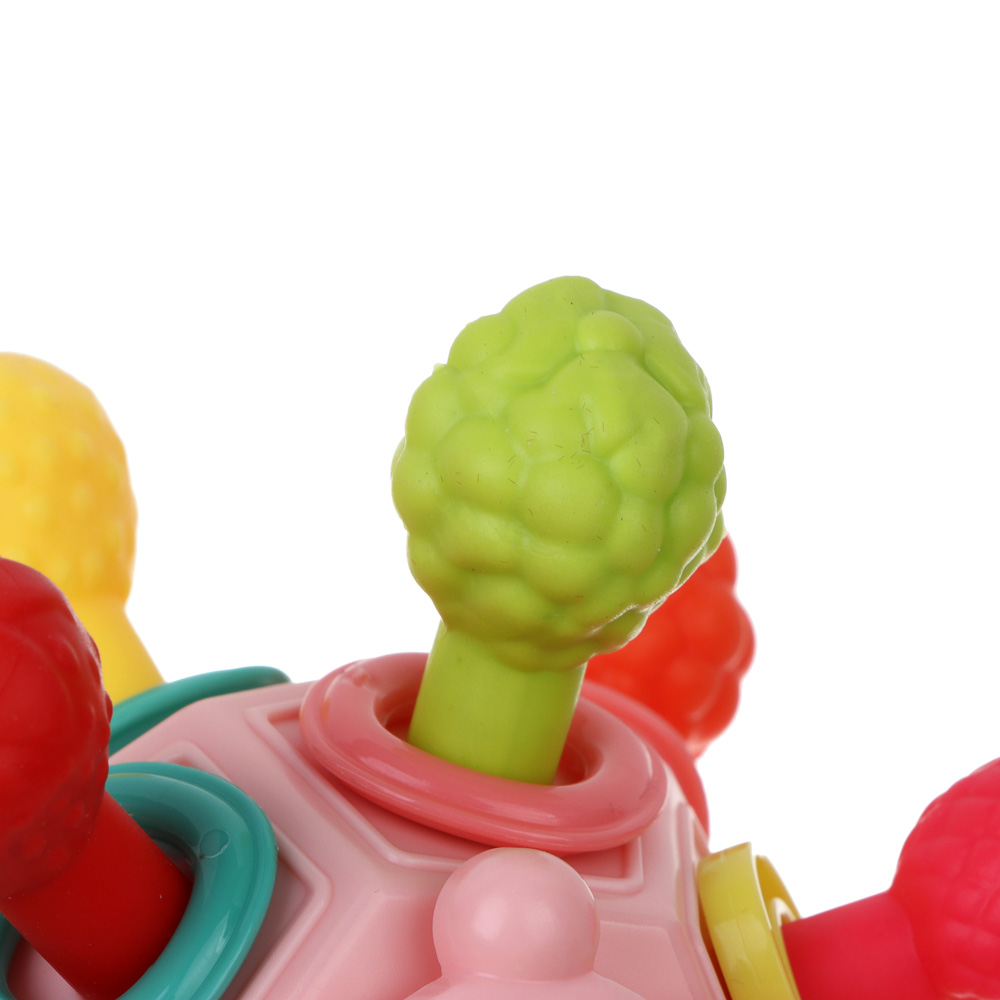 ИГРОЛЕНД Развивающая игрушка "Бизи-шар", ABS, 10,7х6,7х9,8см, 2 дизайна, арт.№ 262-546