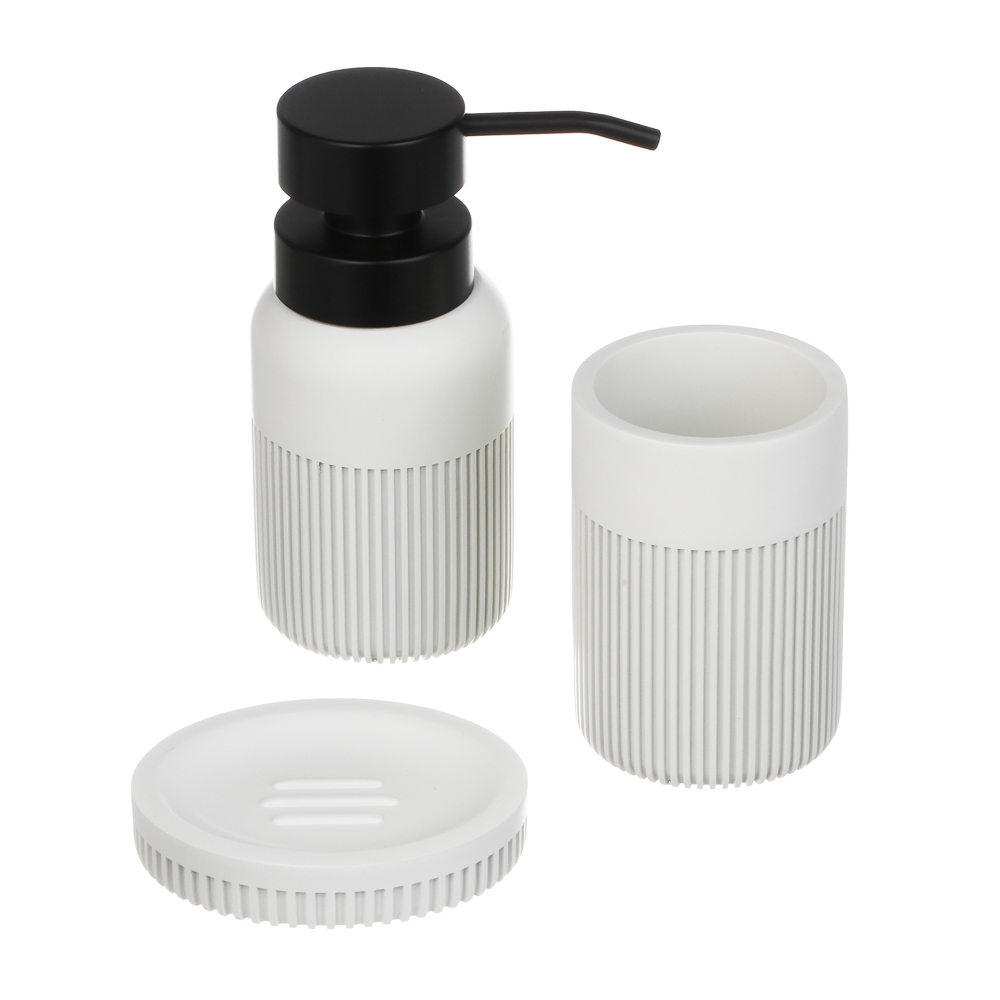 Мыльница тм VETTA Модена, полирезин, молочный, 10x8x2см, арт.№ 463-600