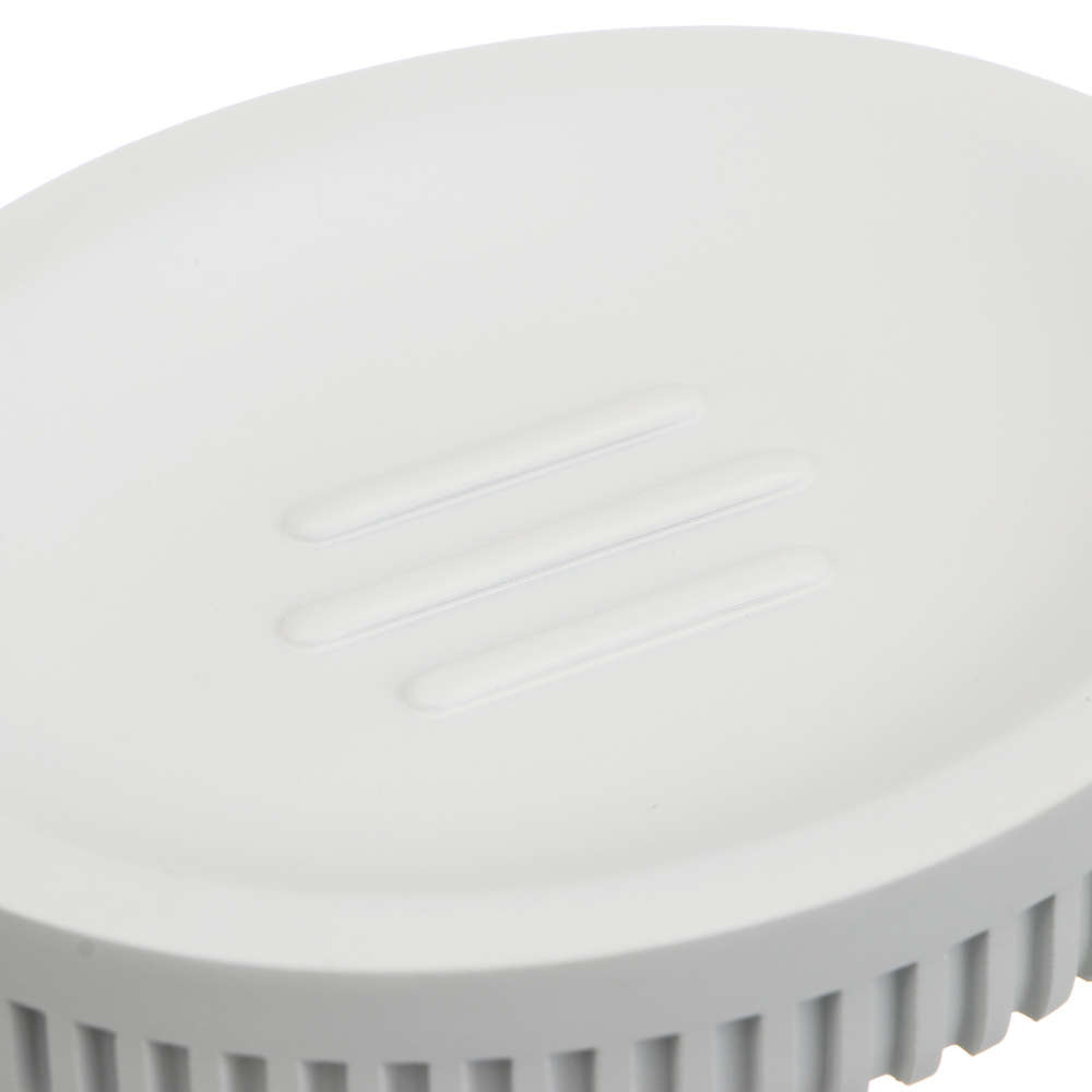 Мыльница тм VETTA Модена, полирезин, молочный, 10x8x2см, арт.№ 463-600