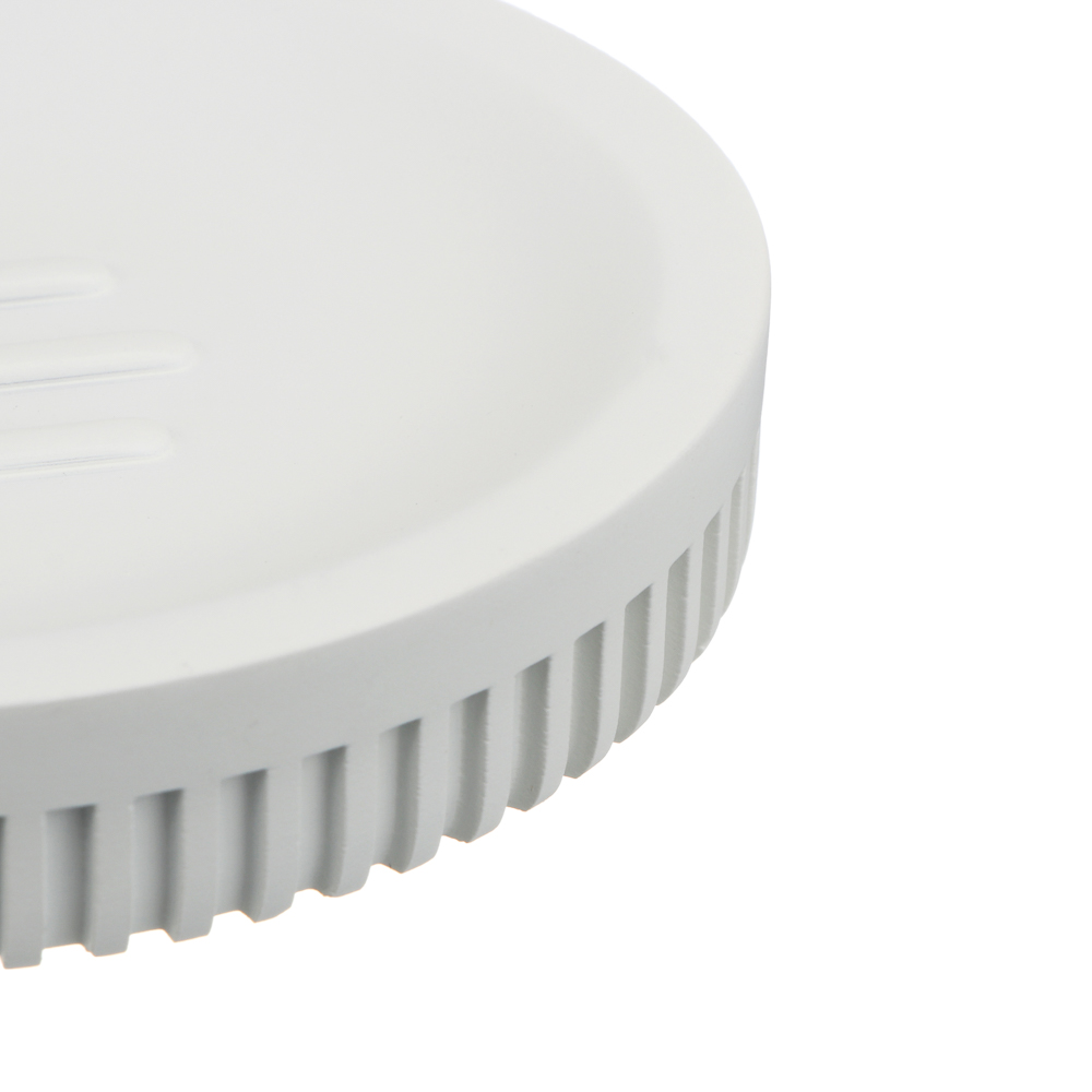 Мыльница тм VETTA Модена, полирезин, молочный, 10x8x2см, арт.№ 463-600