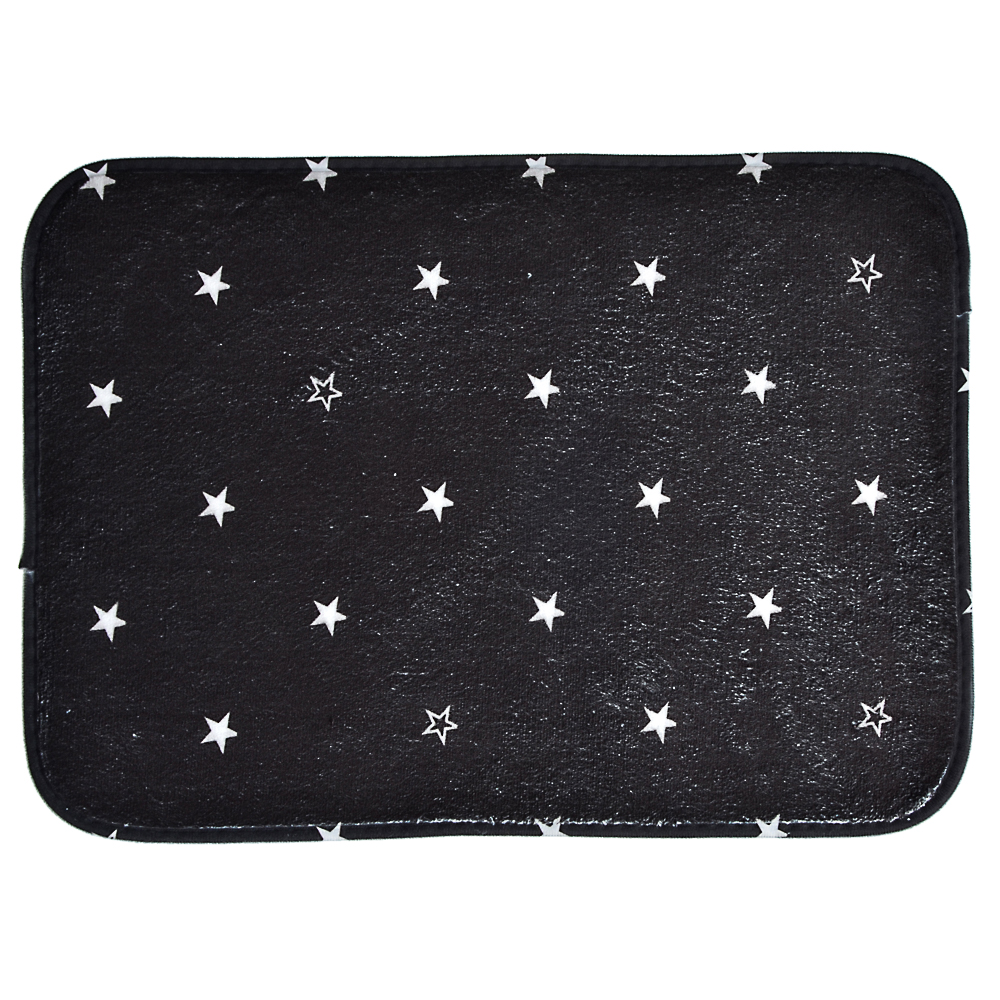 VETTA Коврик универсальный, фланель, губка 3мм, 35x50см, 2 дизайна, арт.№ 466-321