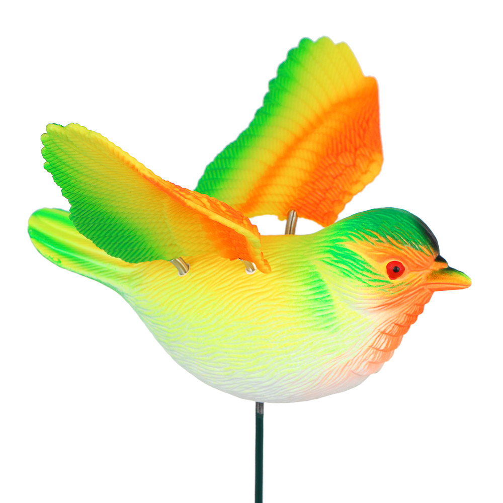 INBLOOM Фигурка на стержне 60см "Птица", пластик, 4 цвета, арт.№ 153-111