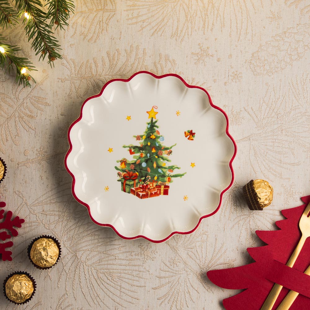 MILLIMI Лесная сказка Блюдо круглое, 20х2,5см, керамика, арт.№ 820-886