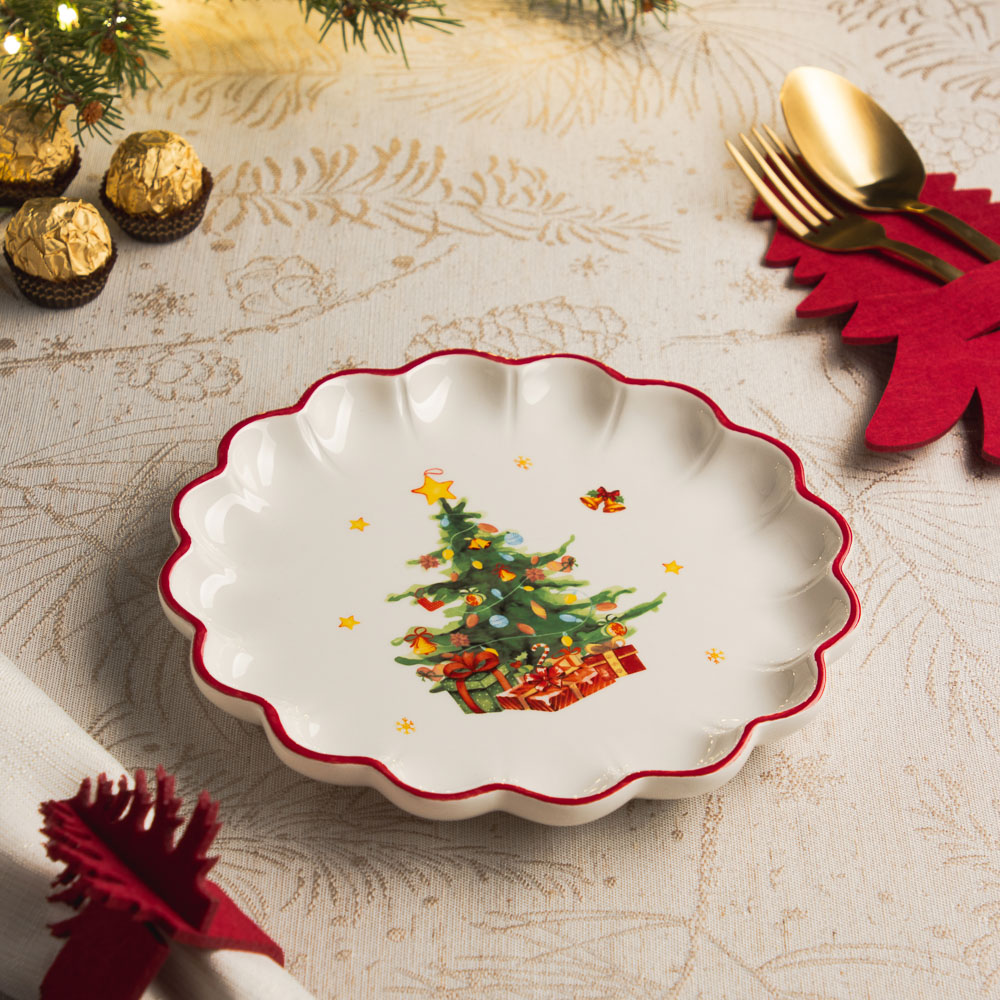 MILLIMI Лесная сказка Блюдо круглое, 20х2,5см, керамика, арт.№ 820-886