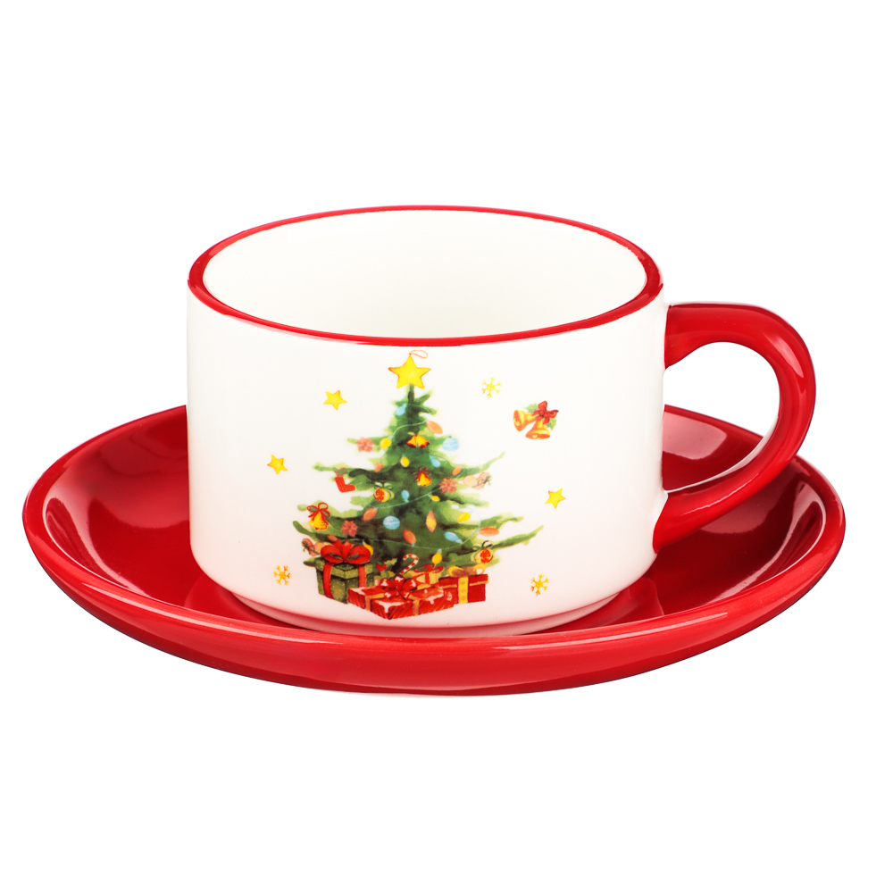 MILLIMI Лесная сказка Набор чайный 2 пр., 220мл, 14,5см, керамика, арт.№ 820-887