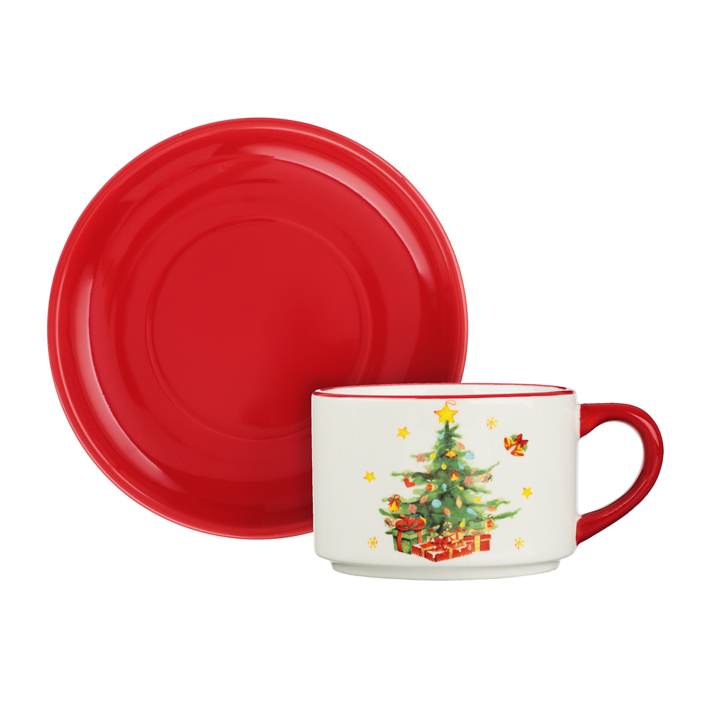 MILLIMI Лесная сказка Набор чайный 2 пр., 220мл, 14,5см, керамика, арт.№ 820-887