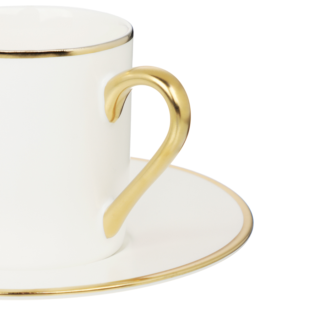 MILLIMI Магма Набор кофейный 2 пр., 100мл, 12,5см, фарфор, белый, арт.№ 802-496