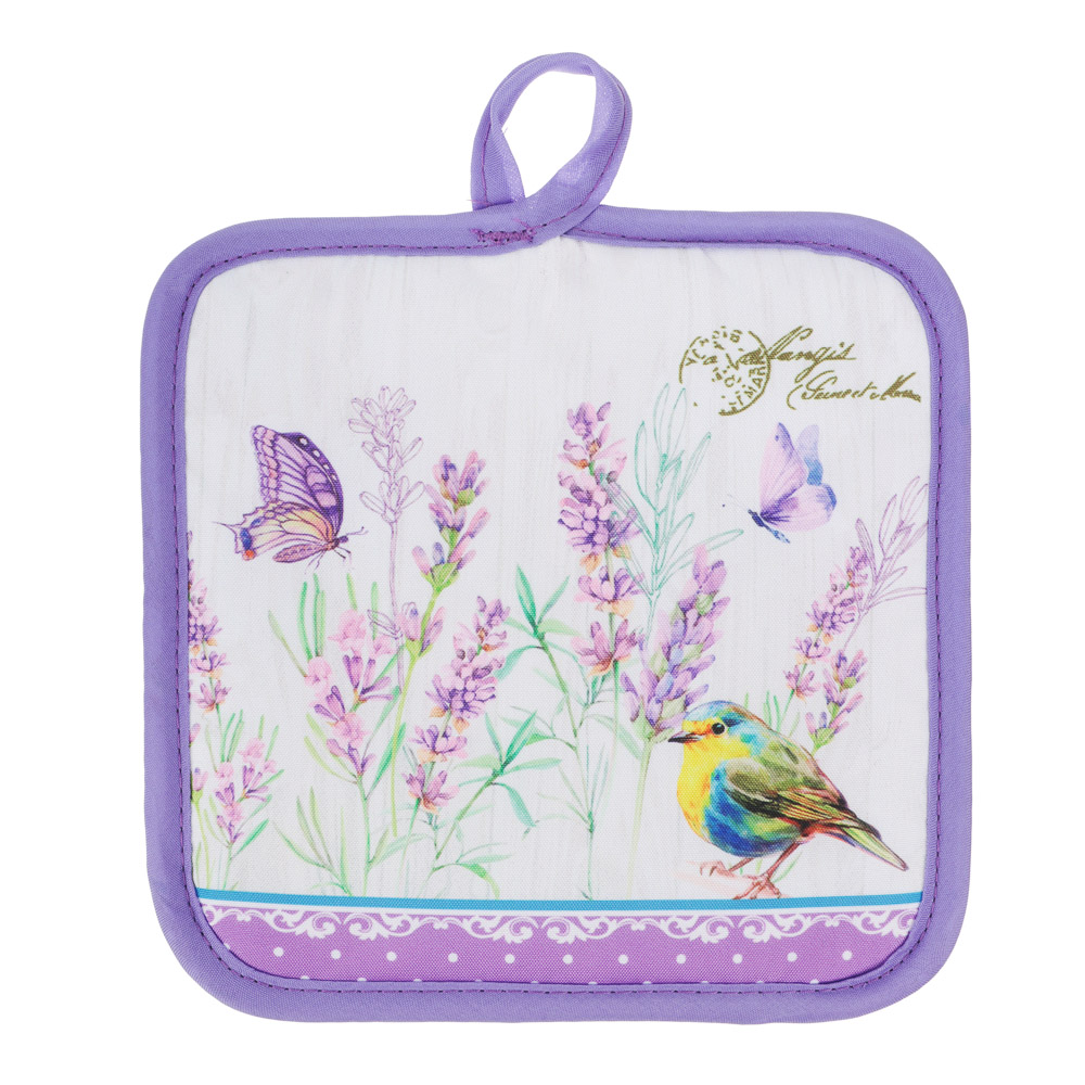 PROVANCE Лаванда Прихватка, 100% полиэстер, 17х17см, арт.№ 488-124