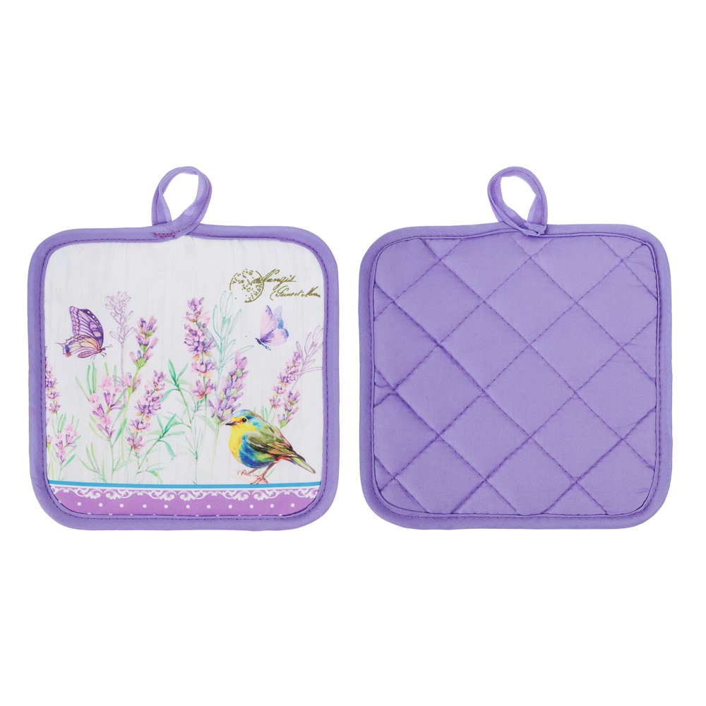 PROVANCE Лаванда Прихватка, 100% полиэстер, 17х17см, арт.№ 488-124