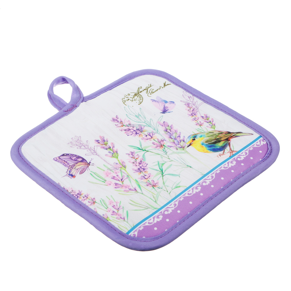 PROVANCE Лаванда Прихватка, 100% полиэстер, 17х17см, арт.№ 488-124