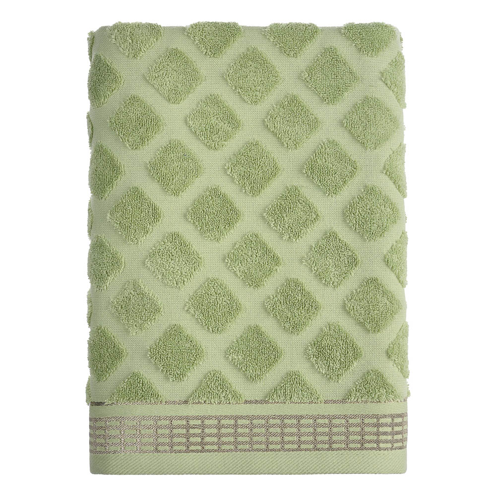 PROVANCE Эвкалипт Полотенце махровое, 100% хлопок, 70х130см, 420гр/м, зеленый, арт.№ 484-151
