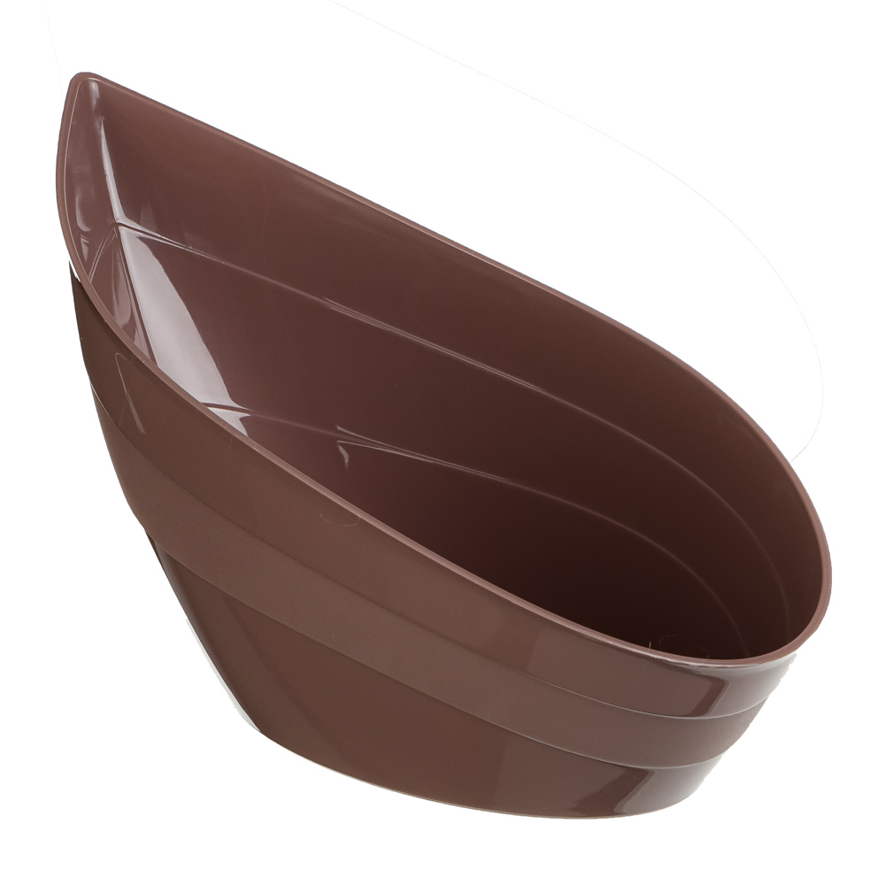 Кашпо "Гармония" 1,5л, полипропилен, мокко/пудра, арт.№ 164-331