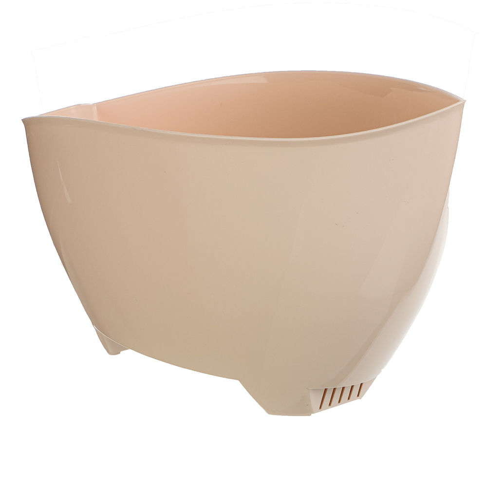 Кашпо "Гармония" 1,5л, полипропилен, мокко/пудра, арт.№ 164-331