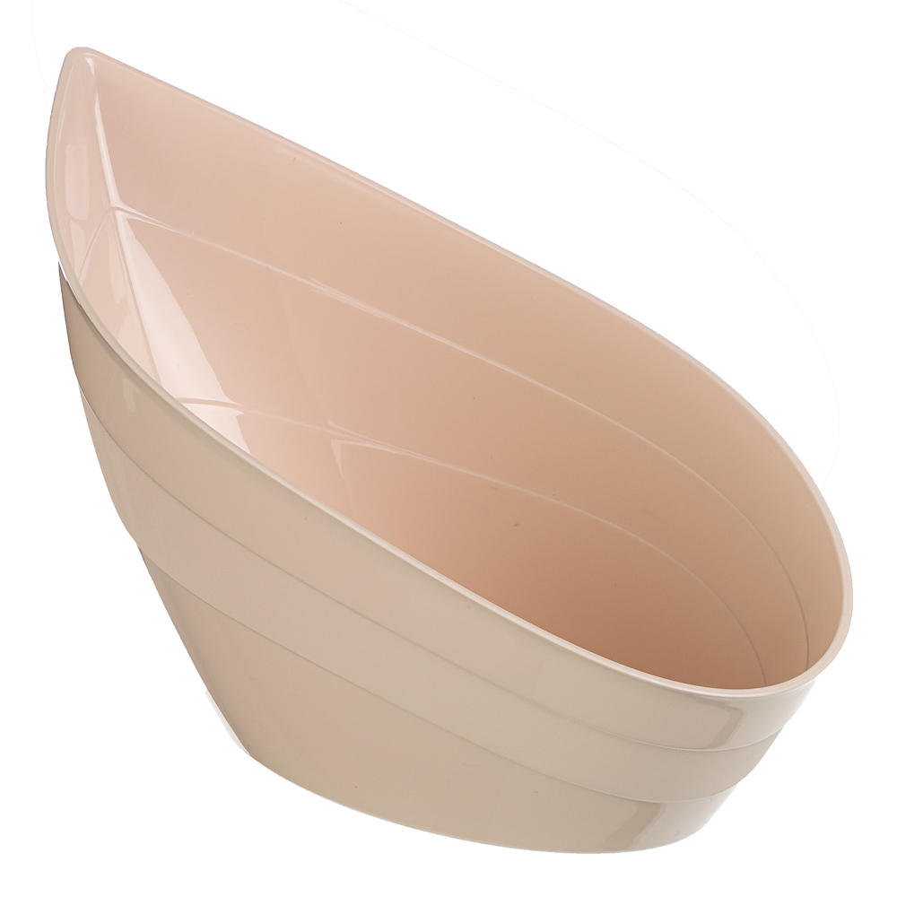 Кашпо "Гармония" 1,5л, полипропилен, пудровый, арт.№ 164-332