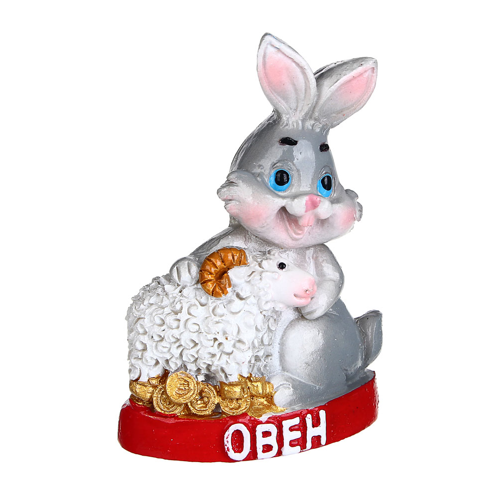 СНОУ БУМ Магнит Символ Года, 6 см, полистоун, 12 дизайнов, арт.№ 359-860