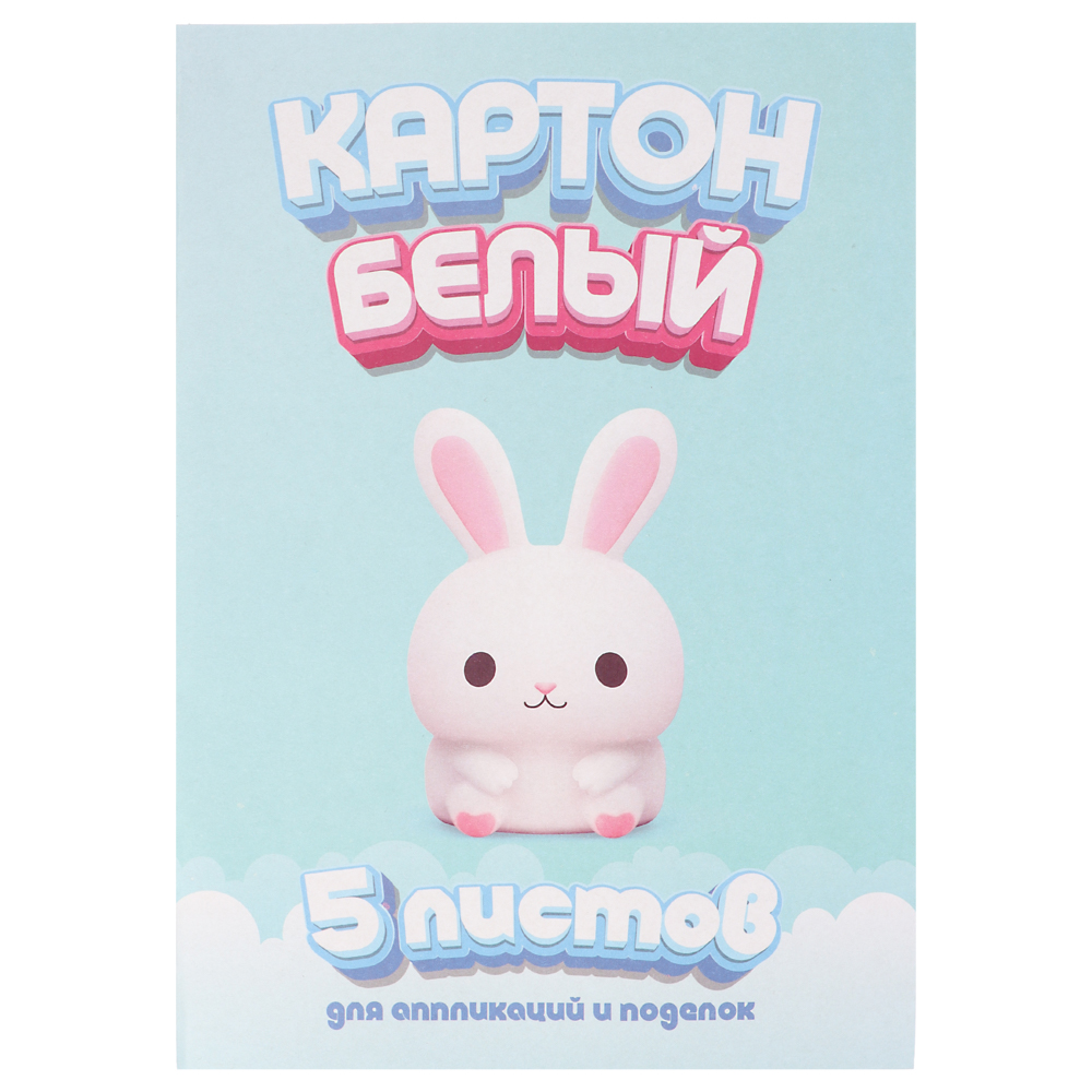 Картон белый ClipStudio А4, 5 л., не мелован., арт.№ 583-213