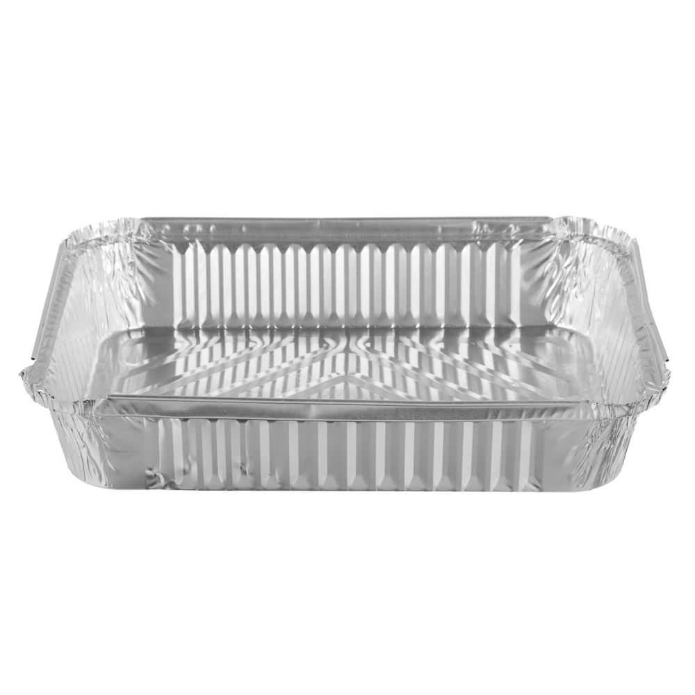 Форма для запекания, алюминиевая фольга, 21х15,8х4,3см, дно 19,6х14,4см, 1125мл, L-край, R29L, арт.№ 438-229