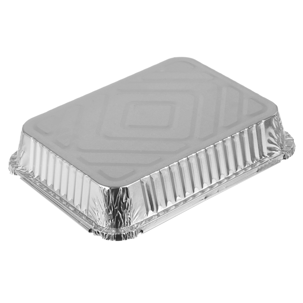Форма для запекания, алюминиевая фольга, 21х15,8х4,3см, дно 19,6х14,4см, 1125мл, L-край, R29L, арт.№ 438-229