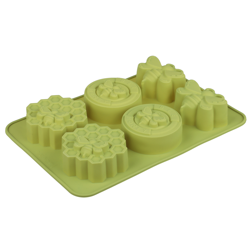 VETTA Форма силиконовая 6 ячеек, 25,5x17,5x3,0см "Медовая", арт.№ 856-212