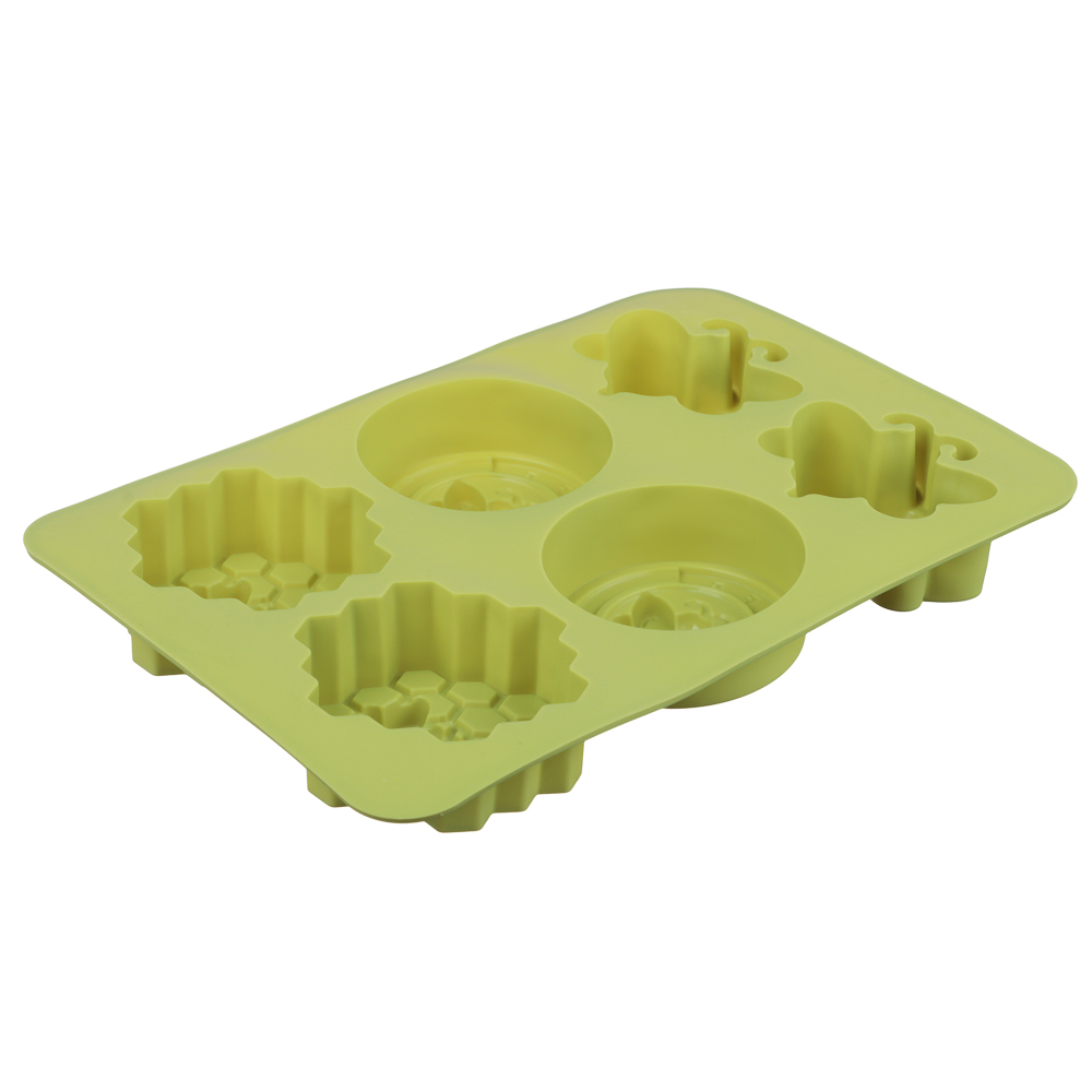 VETTA Форма силиконовая 6 ячеек, 25,5x17,5x3,0см "Медовая", арт.№ 856-212