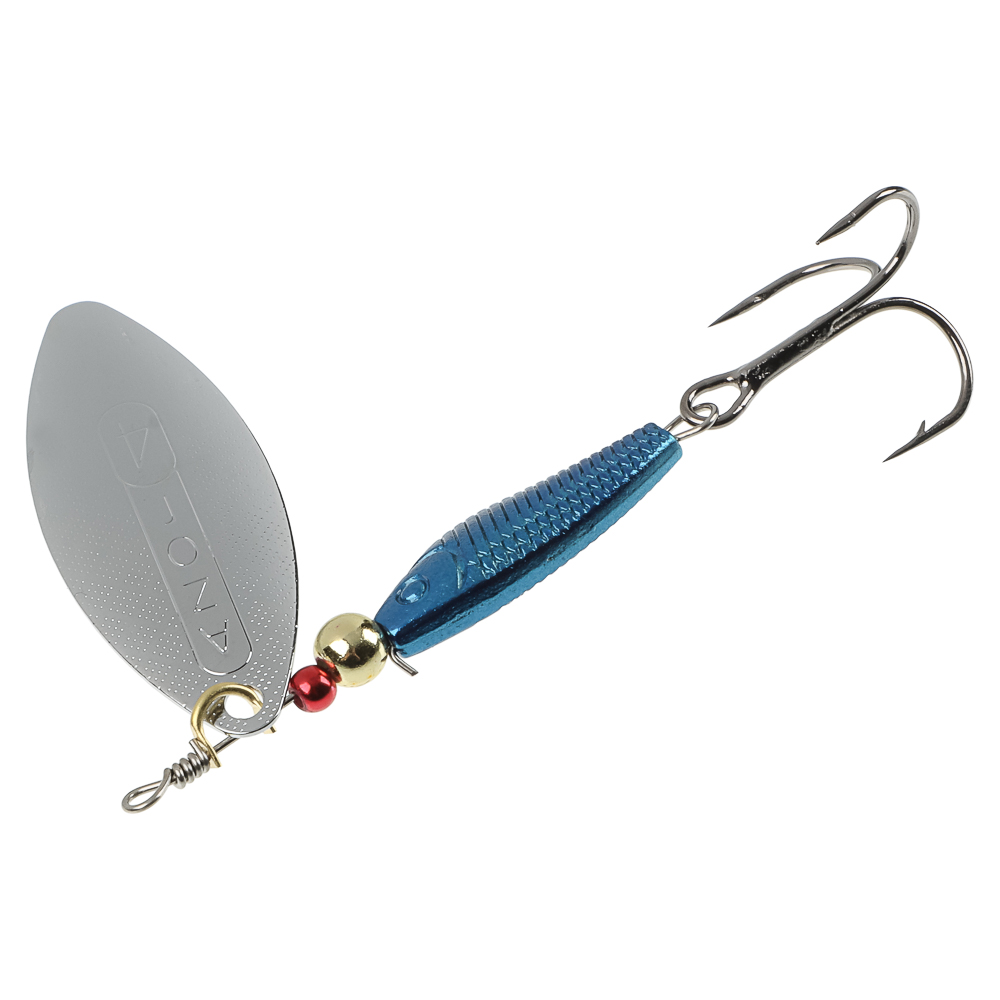 Блесна вращающаяся "Хэви Лонг" тм AZOR FISHING, №4, 8 гр, 5 цветов, арт.№ 145-133