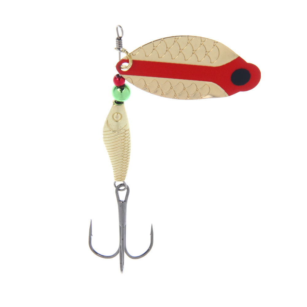 Блесна вращающаяся "Щукарь" тм AZOR FISHING, №4, 9 гр, 5 цветов, арт.№ 145-134
