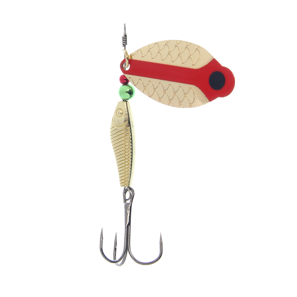 Блесна вращающаяся "Щукарь" тм AZOR FISHING, №4, 9 гр, 5 цветов, арт.№ 145-134