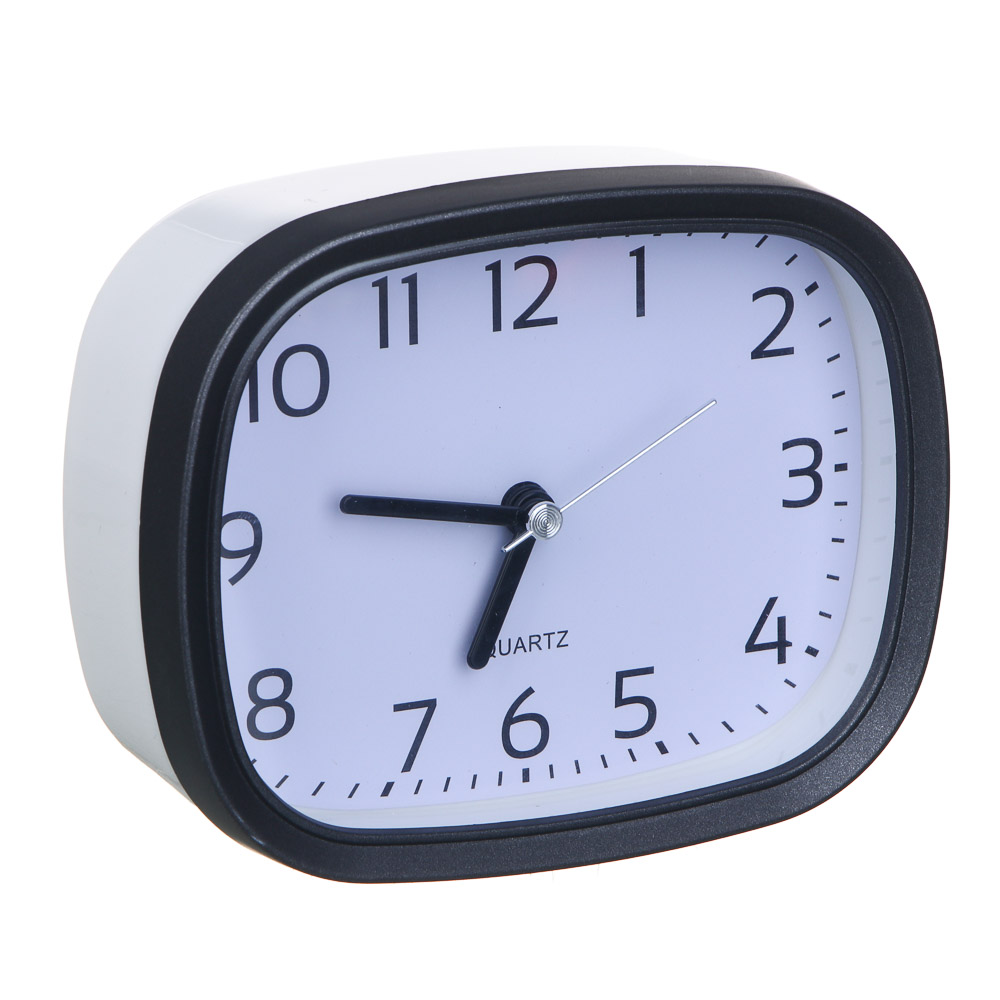 LADECOR CHRONO Будильник, 11x9x4,5 см, пластик, 1хАА, 2 дизайна, арт.№ 529-322