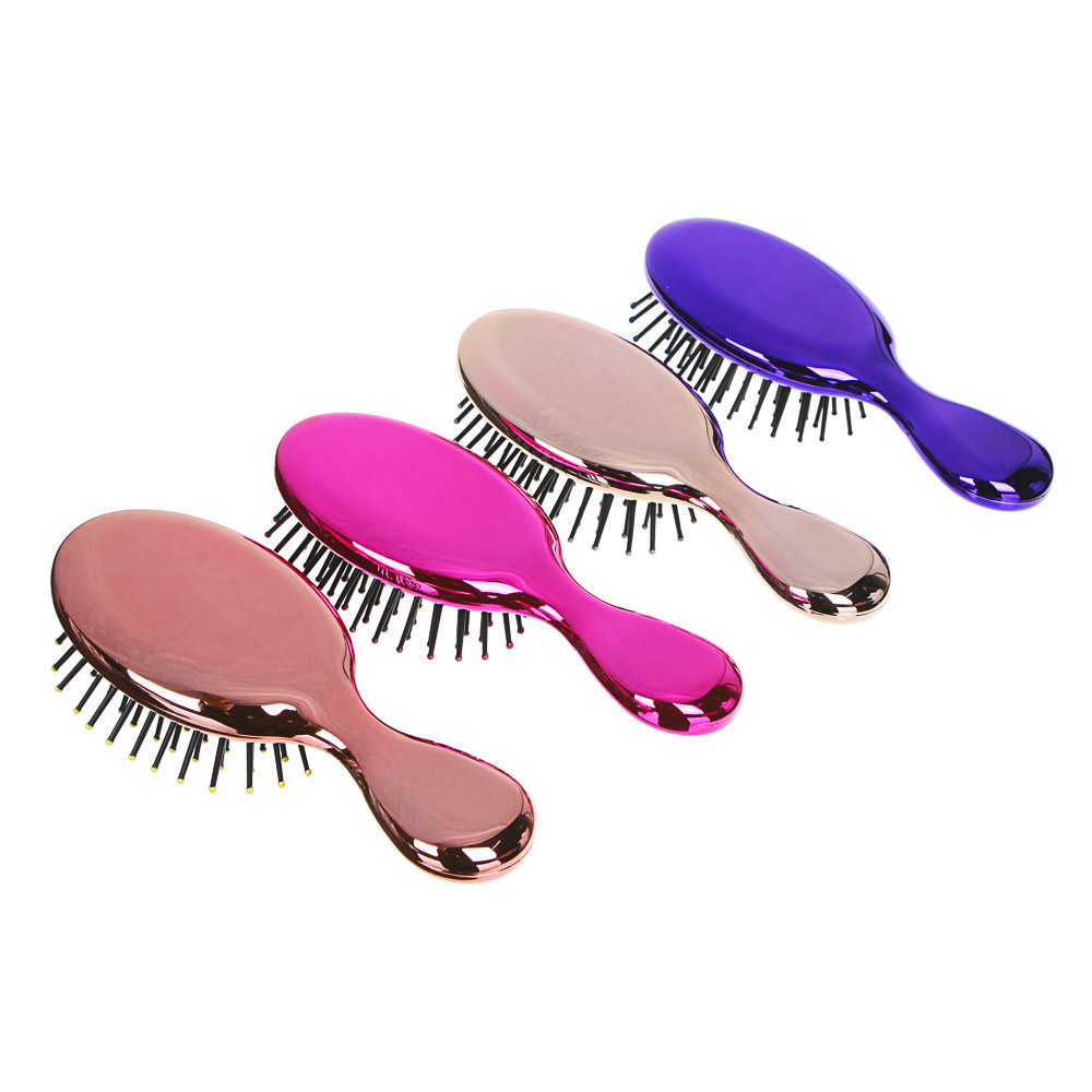 ЮНИLOOK Расческа массажная Глянец, пластик, 13,8х5,6см, 3-4 цвета, арт.№ 356-922