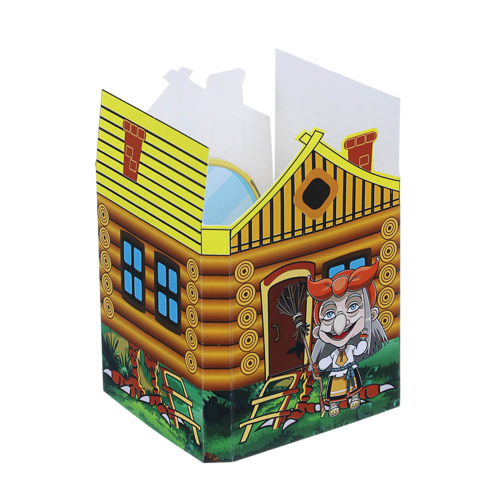 BY Сказки Набор фигурных блоков с липким слоем: 4х20л., цв.печать, складная жесткая подложка "Домик", арт.№ 557-003