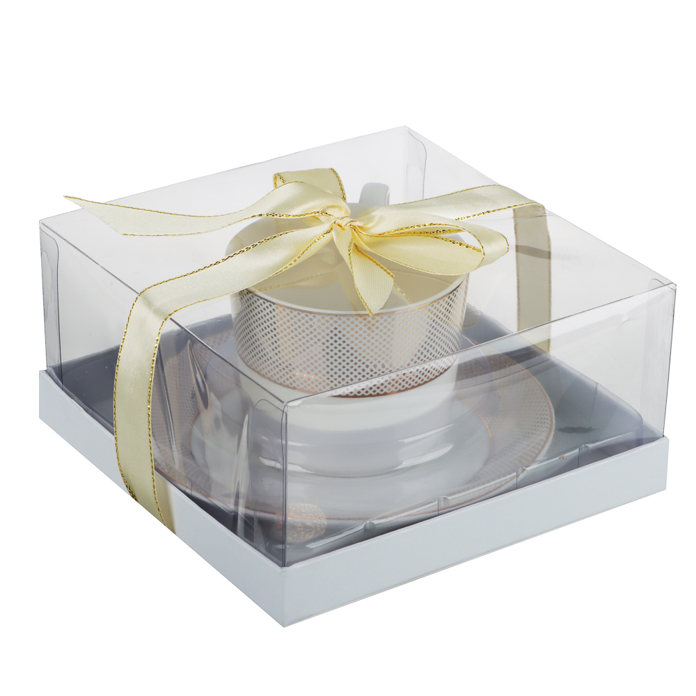 MILLIMI Голд Набор чайный 2 пр., 260мл, 15см, костяной фарфор, арт.№ 802-126