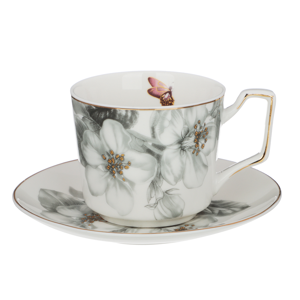 MILLIMI Гарден Набор чайный 2 пр., 260мл, 15см, костяной фарфор, арт.№ 802-127