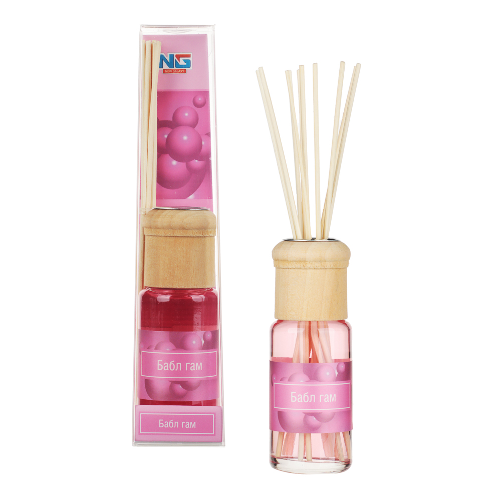 NEW GALAXY Ароматизатор диффузор с палочками, 35мл, Бабл гам, арт.№ 778-002