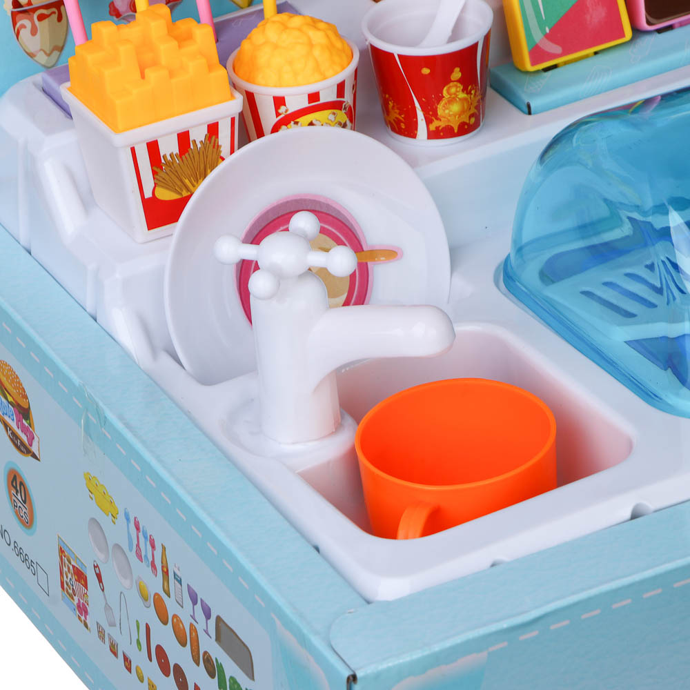 ИГРОЛЕНД Игровой набор Кухня в чемодане, PP, ABS, 39х26х10,5 см, арт.№ 294-219