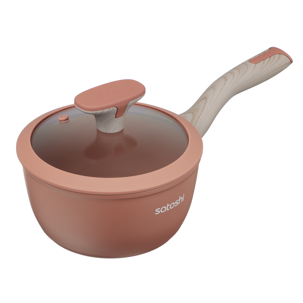 SATOSHI Комбелло Ковш 1,3л, d16см, с крышкой, антипригарное покрытие, индукция, арт.№ 846-013