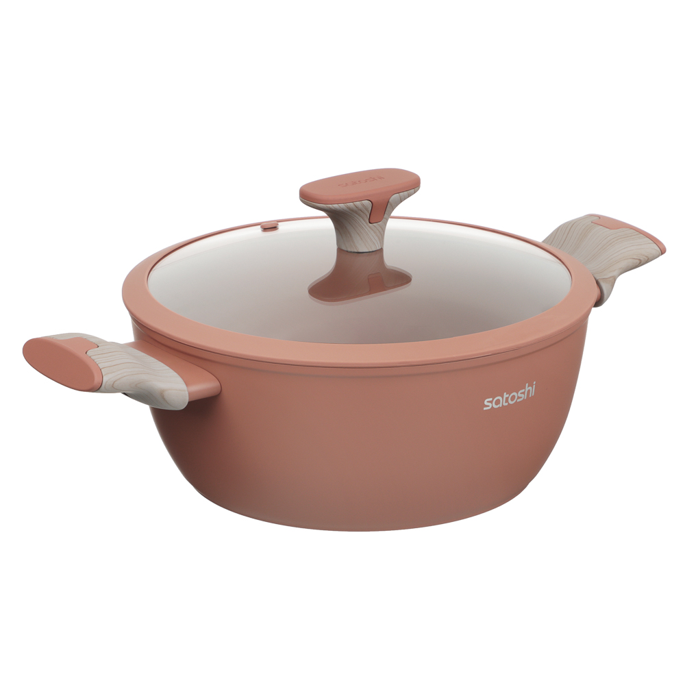 SATOSHI Комбелло Кастрюля 3,8л, d24х10см, антипригарное покрытие, индукция, арт.№ 846-018