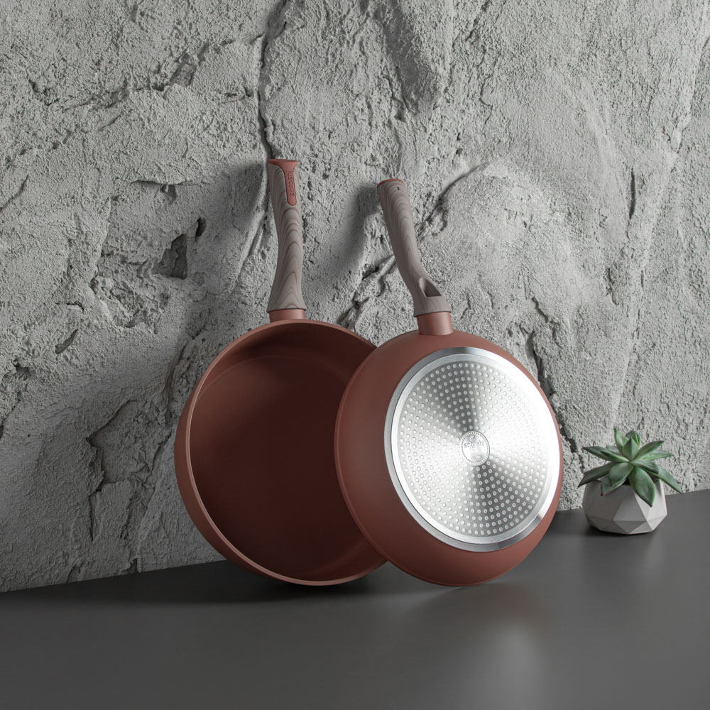 SATOSHI Комбелло Сковорода литая глубокая d=28см, антипригарное покрытие, индукция, арт.№ 846-019