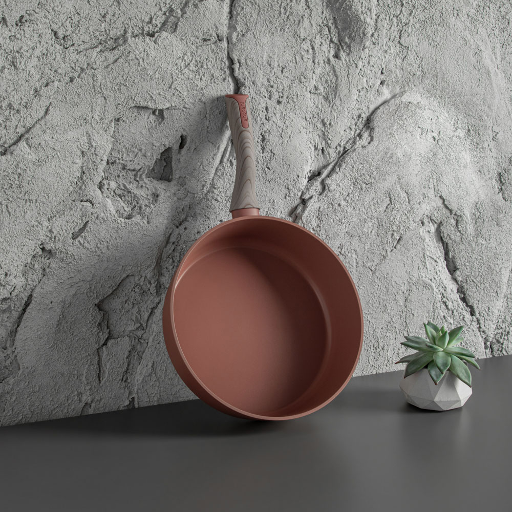 SATOSHI Комбелло Сковорода литая глубокая d=28см, антипригарное покрытие, индукция, арт.№ 846-019