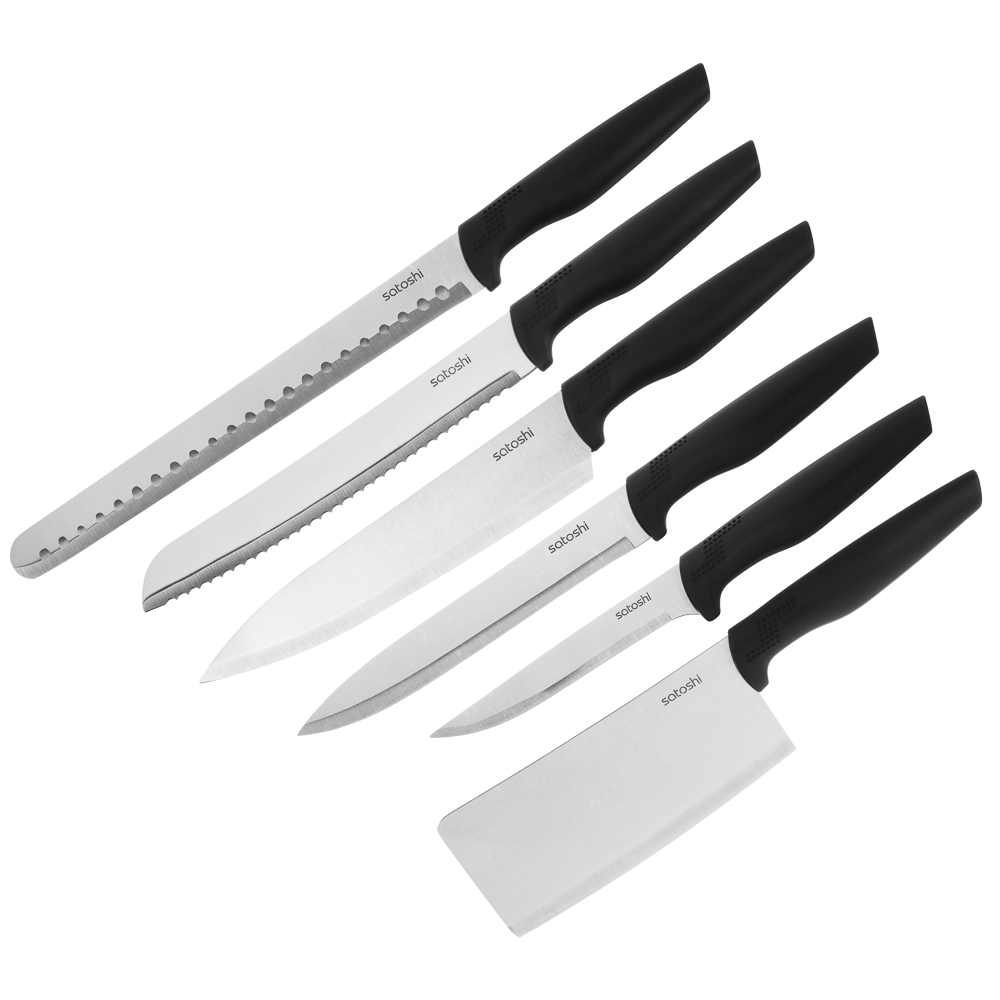 SATOSHI Малон Набор ножей кухонных 24пр, арт.№ 803-395