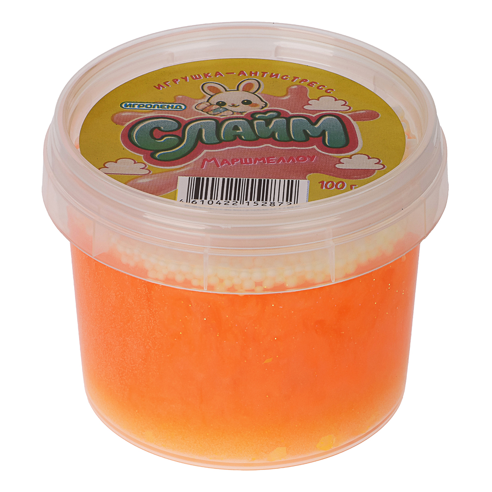 Игрушка-антистресс "Маршмеллоу Слайм", ИГРОЛЕНД, 100гр, арт.№ 218-079
