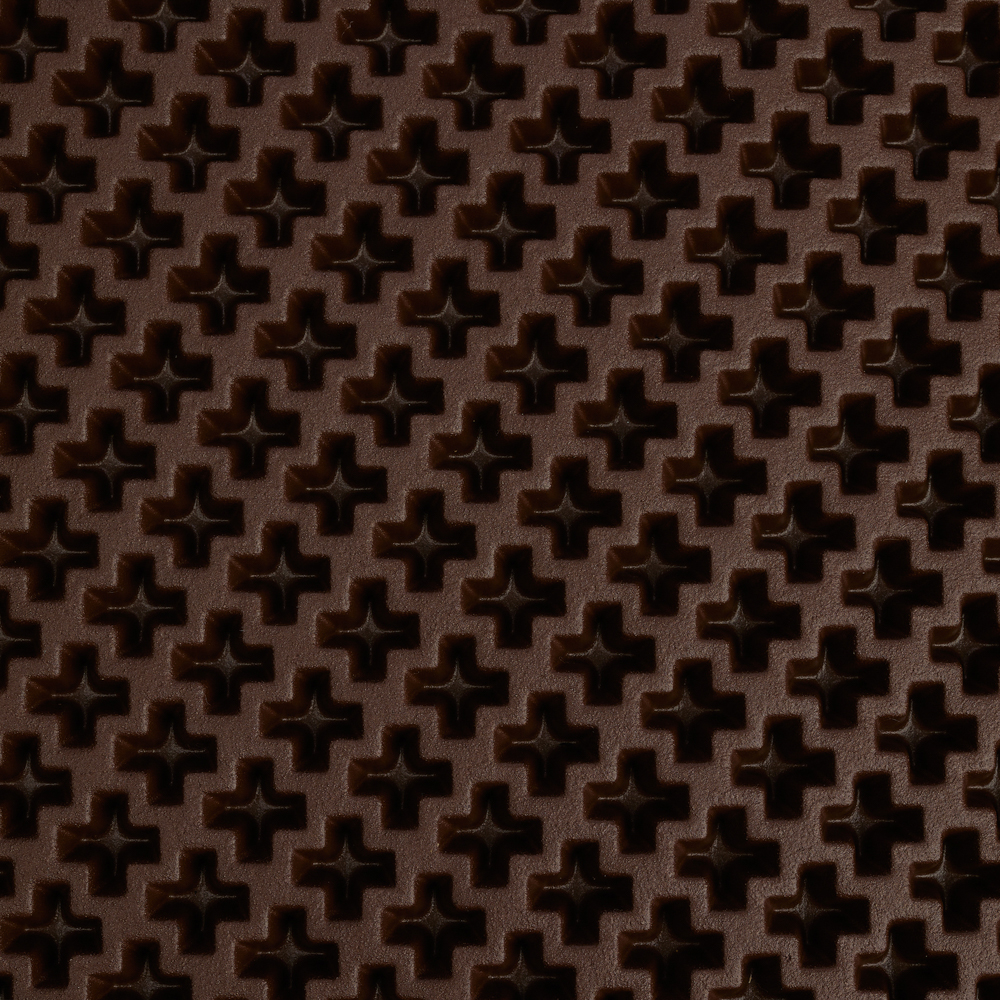 Коврик универсальный "Кросс" 60х40х1,1см, ЭВА, коричневый, арт.№ 462-015