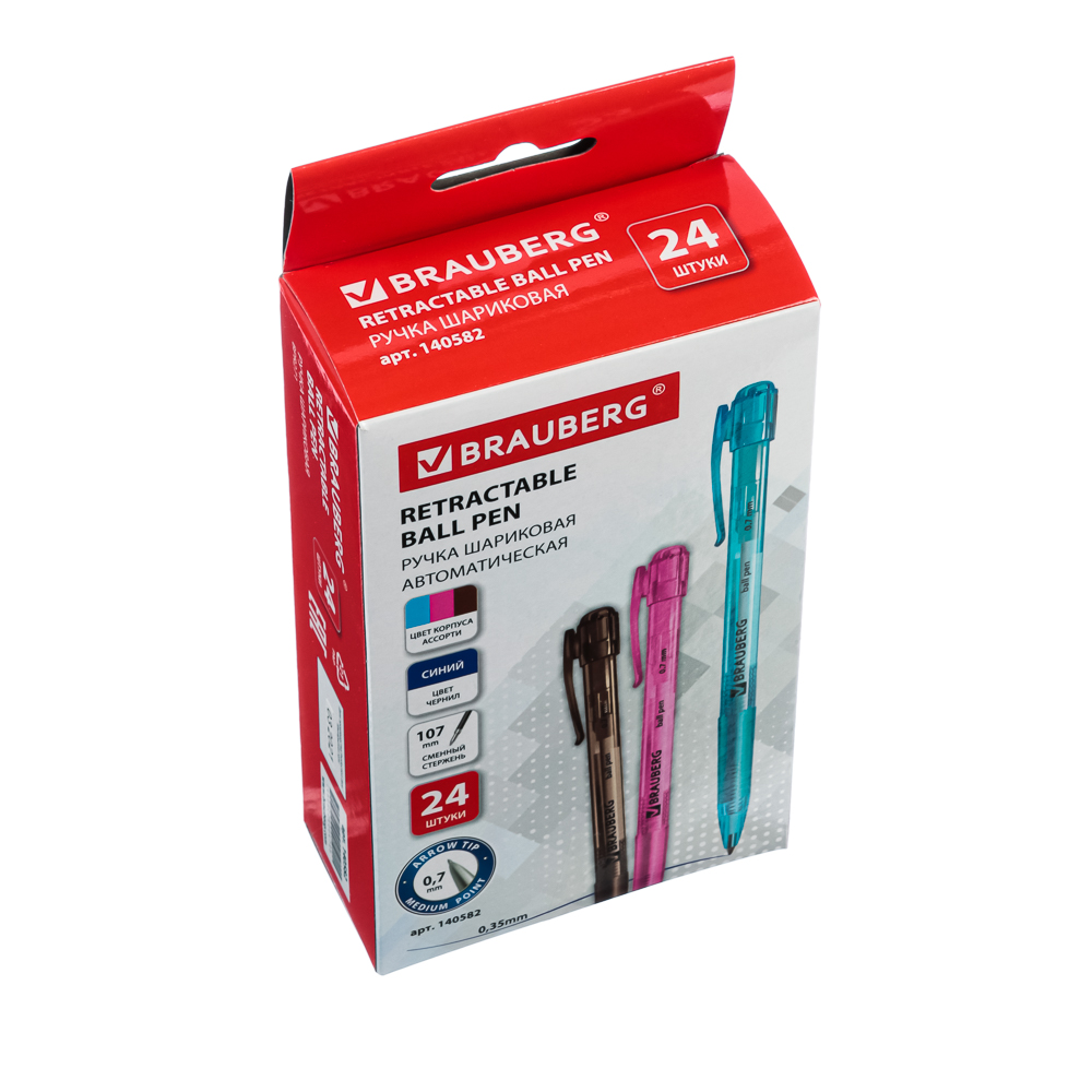 Авторучка шариковая синяя "Патруль", 0,7мм, накладка, тонир. корпус, 3 цвета, пластик, 140582, арт.№ 626-032