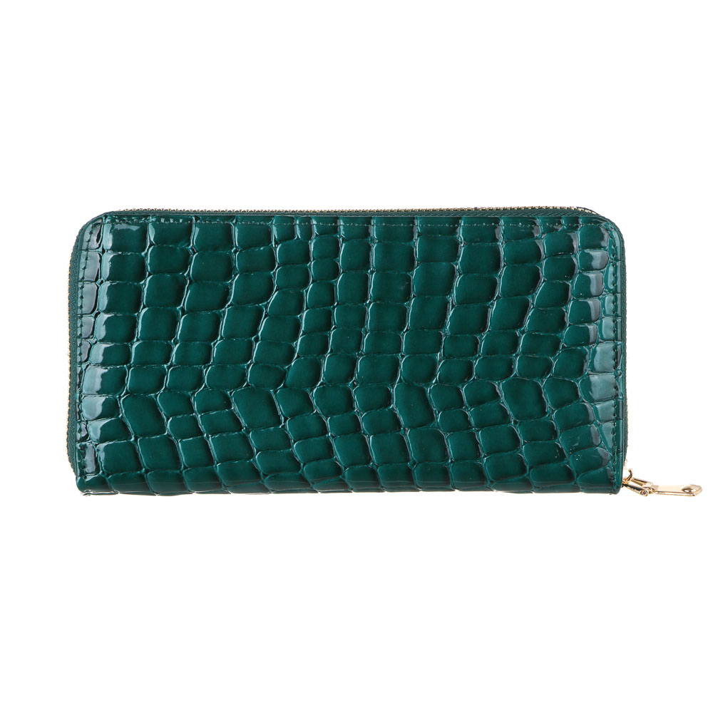 ЮL Кошелек женский на молнии с отд. для карт, купюр, монет, ПУ, 19,5х10,5см, 4 цвета, КЖ23-11, арт.№ 303-963