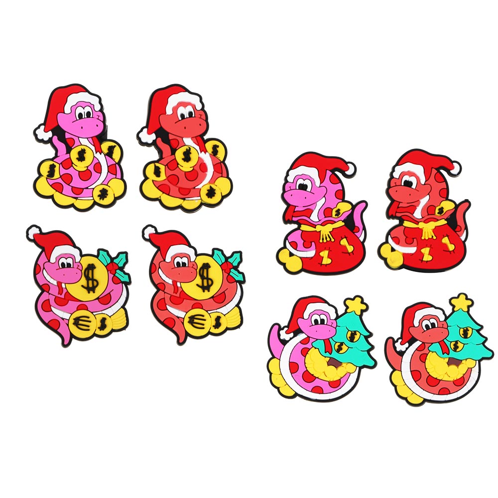 СНОУ БУМ Магнит Символ Года, ПВХ, 6х0,5х5 см, 12 дизайнов, арт.№ 705-009