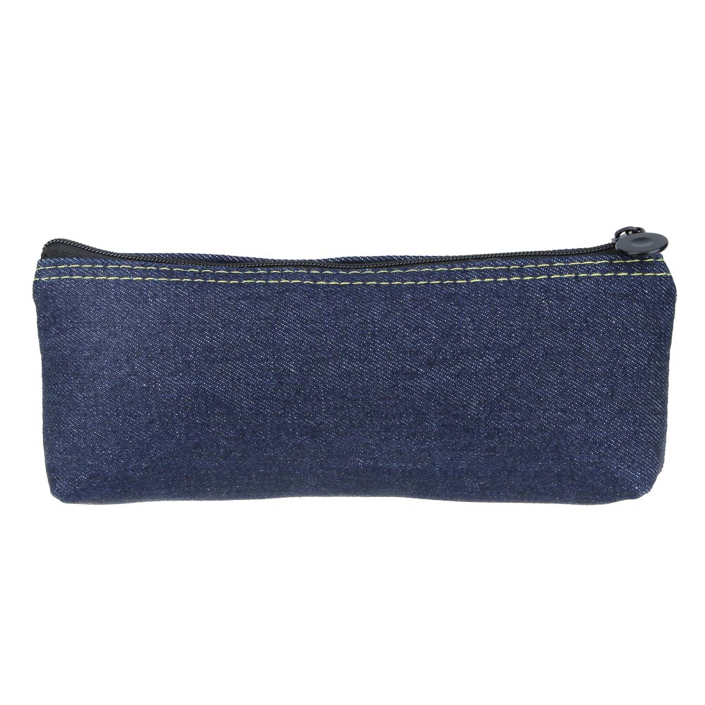 Ежик в Тумане Косметичка треугольная, 21х9,5х3см, 1 отд. на молнии, джинсовая ткань, нашивка, 3 цв., арт.№ 805-037
